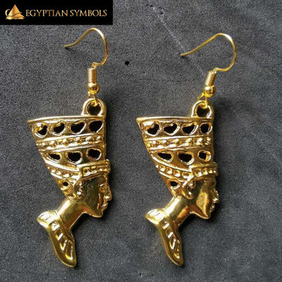Egyptian Earrings - Queen Nefertiti