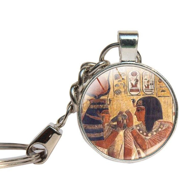 EGYPTIAN KEYCHAIN - CLEOPATRA UNIQUE BUT EXCEPTIONAL