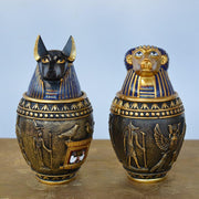 JAR FIGURINES FROM ANCIENT EGYPT - RESIN FIGURINES
