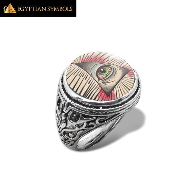 EGYPTIAN RING - Illuminati Symbol