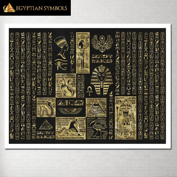 Egyptian Painting Printed in HD