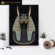 Egyptian painting in Baphomet
