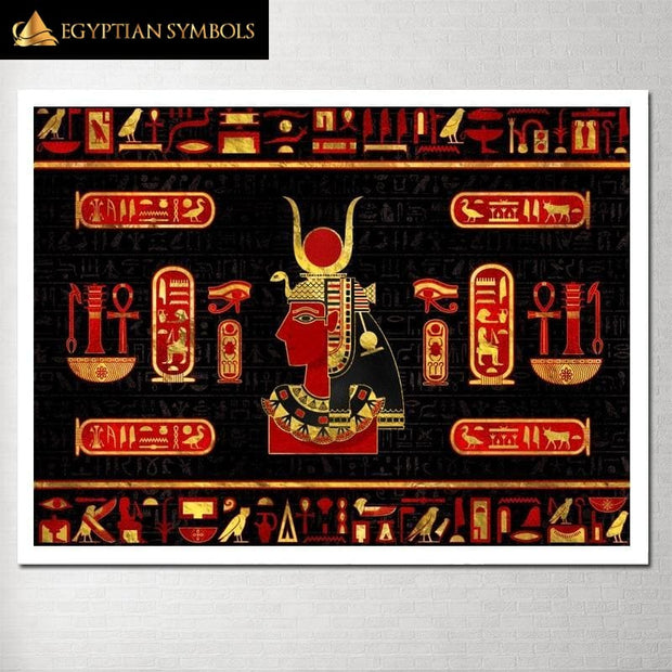 Egyptian Painting Printed in HD