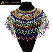 Multicolor African Resin Beaded Necklace