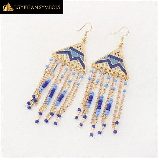 Egyptian Pyramid Earrings