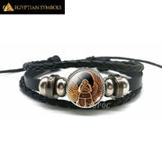 Ancient Egypt Leather Bracelet