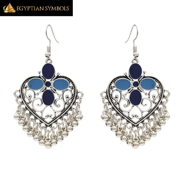 Egyptian earrings in bohemian style