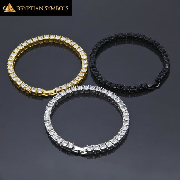 Egyptian Bracelet - Gold Silver Black Unique shape design