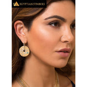 Gold plated Egyptian Earrings