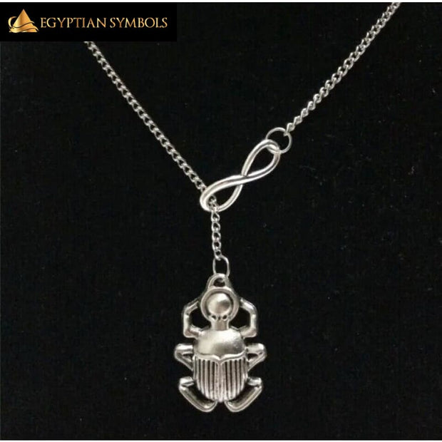 EGYPTIAN NECKLACE - Infinity Scarab