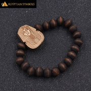 Egyptian Pharaoh Wooden Bracelet