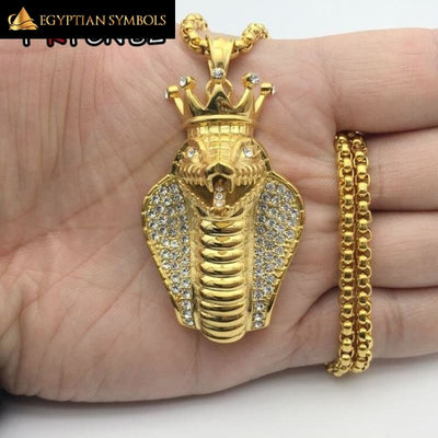 EGYPTIAN NECKLACE - Crown Cobra