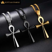 Ankh Crucifix Necklace