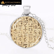 Egyptian Hieroglyphics Necklace