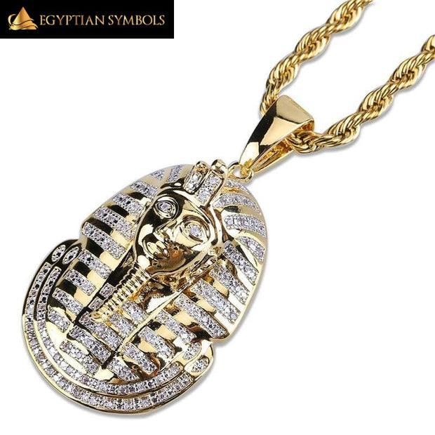 Egyptian Pharaoh Necklace - Zircon High Quality