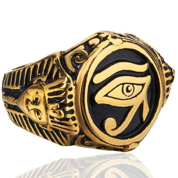 egyptian-gold-ring-eye-pharaoh-tutankhamun