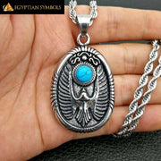 Vintage Egyptian Horus Necklace