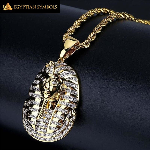 Egyptian Pharaoh Necklace - Zircon High Quality