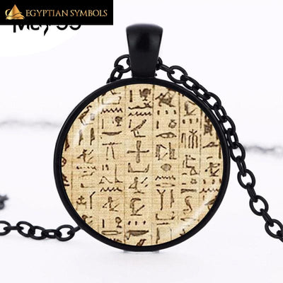 Egyptian Hieroglyphics Necklace