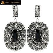 Egyptian Rhinestone Earrings