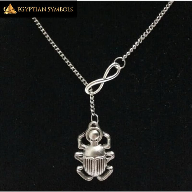 EGYPTIAN NECKLACE - Infinity Scarab