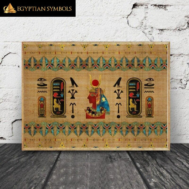 Egyptian Painting monochrome en 2 formats