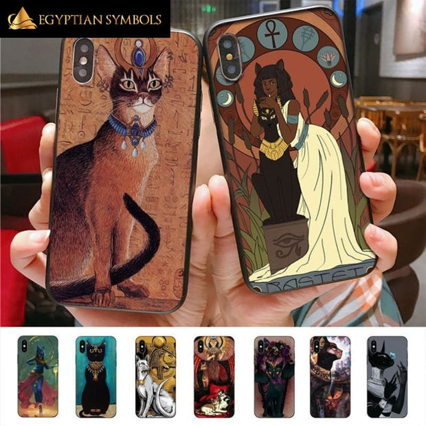 EGYPTIAN PHONE CASE - CAT BASTET (iPhone)