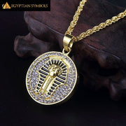 Round Egyptian Pharaoh Necklace