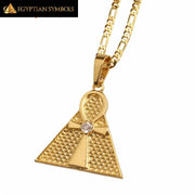 Cross & Pyramid Necklace