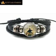 Ancient Egypt Leather Bracelet
