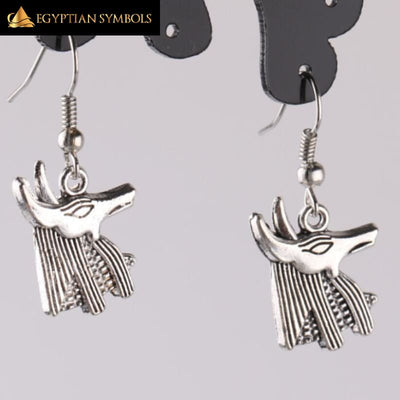 Egyptian Anubis Earrings
