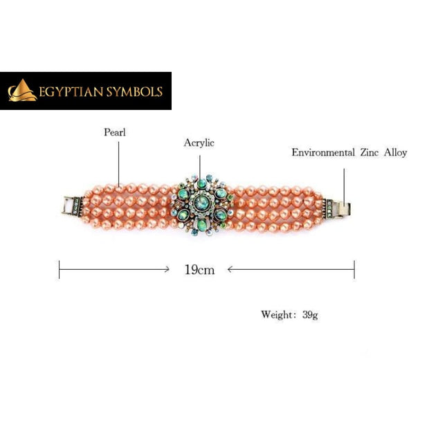 Royal Egyptian Pearl Bracelet