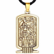 egyptian-cartouche-gold-pendant-necklace