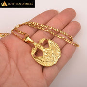 Egyptian Ankh Cross Goddess Necklace