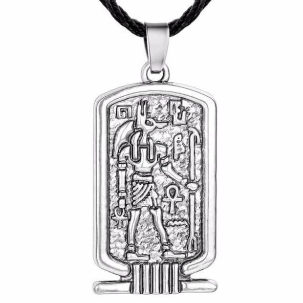 egyptian-cartouche-pendant-necklace-silver