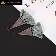 Triangle Egyptian Earrings