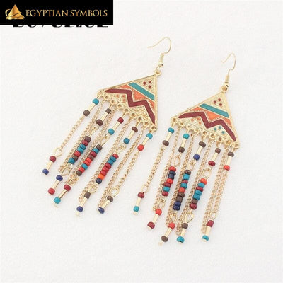 Egyptian Pyramid Earrings