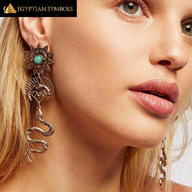 Exotic Ethnic Egyptian Earrings