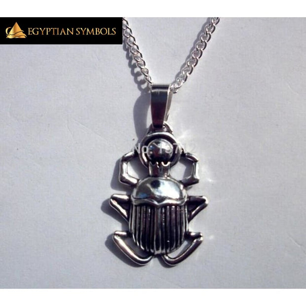 Egyptian Beetle / scarab Charms Necklace
