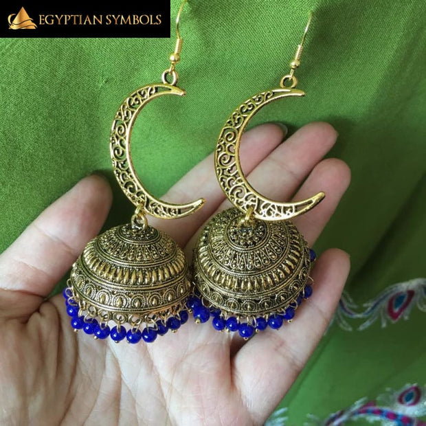 Golden Egyptian Earrings