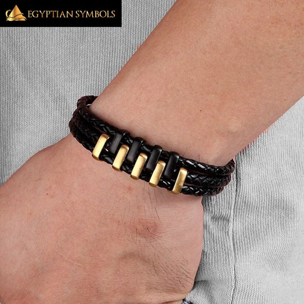 Egyptian Bracelet - Black Gold Design Exceptional and unique