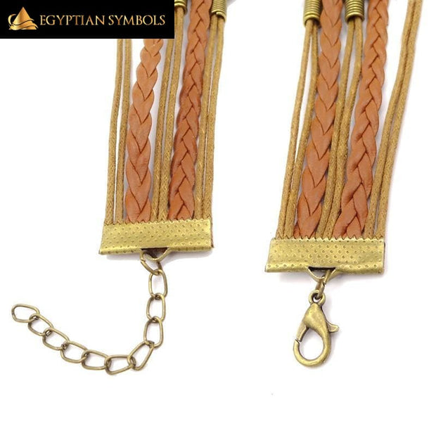 Egyptian Ankh Cross Bracelet Vintage