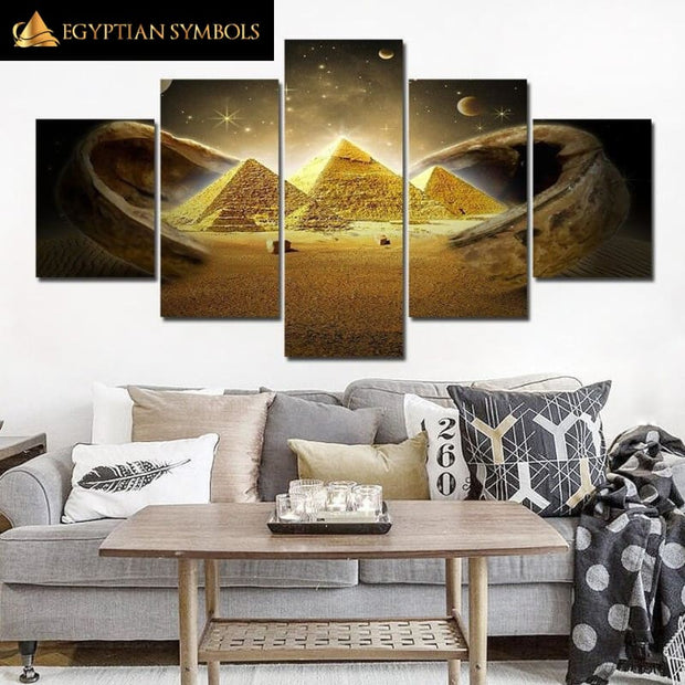 Egyptian painting Pyramid
