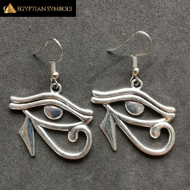 Silver Plated Egyptian Earrings