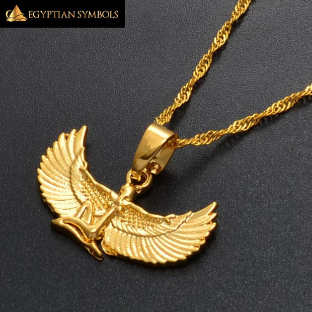 Egyptian Goddess Necklace (Gold)