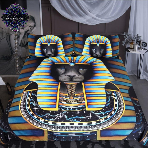 EGYPTIAN BED SET - PHARAOH LION