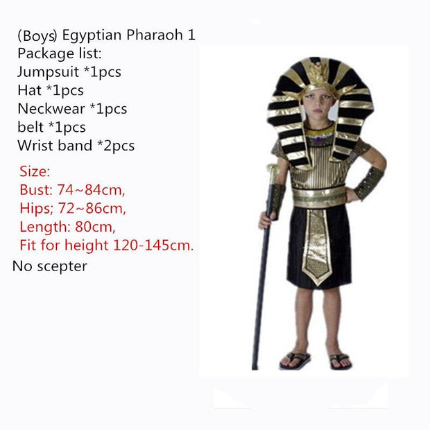 EGYPTIAN COSTUME - COSTUME FOR GIRLS-BOYS-WOMEN AND MEN
