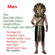EGYPTIAN COSTUME - GOLDEN COSTUME FOR THE WHOLE FAMILY