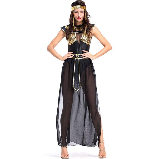 EGYPTIAN COSTUME - POLYESTER AND MESH COSTUM