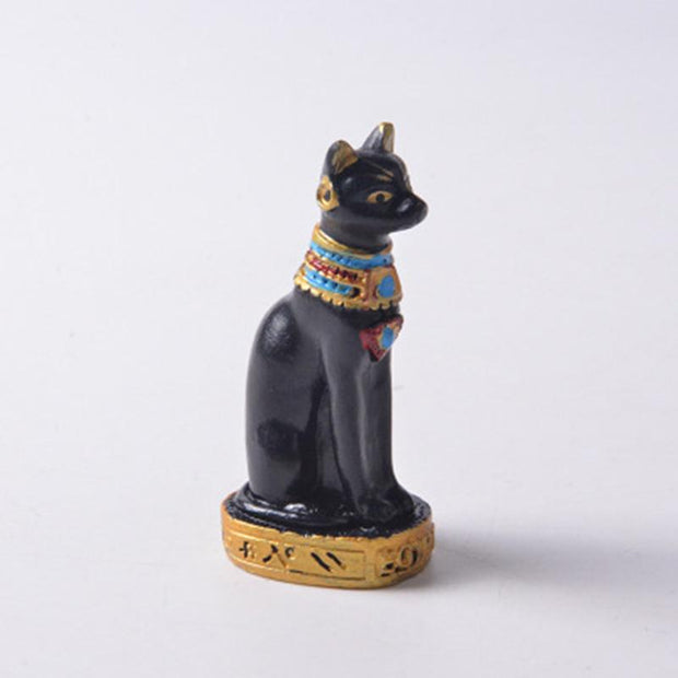 EGYPTIAN FIGURINE CAT - RESIN FIGURINE